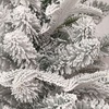 Image 4: Living And Home White Flocked Artificial Christmas Tree