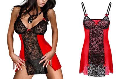 Lingerie sensuale con dettagli floreali disponibile in 3 taglie
