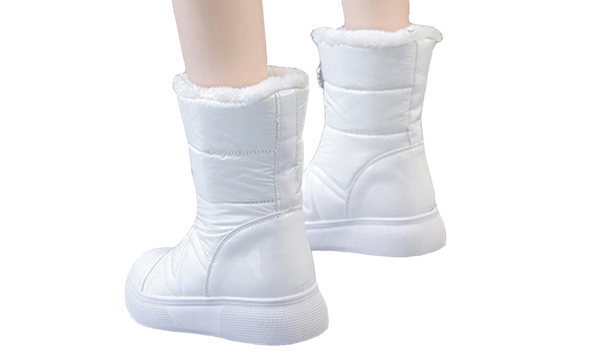 Image 5: Women's Zip Front Snow Boots