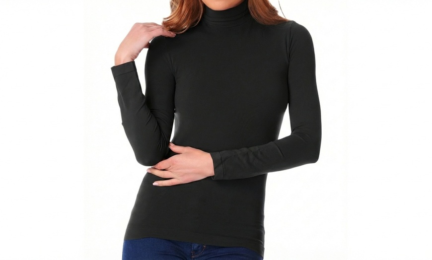 Image 4: Set van 3 thermoshirts met hoge hals