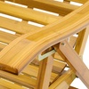 Image 4: Bamboo Foldable Adjustable Recliner Chair