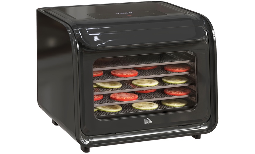 Image 2: HomCom Food Dehydrator with Adjustable Temperature 