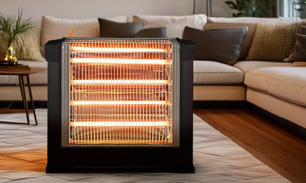 Infraroodkachel met 3 elementen