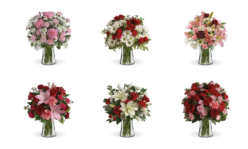 Image 1: Celebrate your Love with Anniversary Flower Bouquets from Blooms Today Up to 17% Off