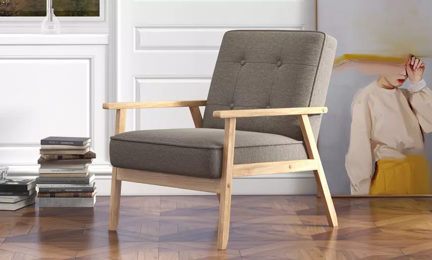 Image 17: Fauteuil "Doug" de Doosense, tissu et coloris au choix
