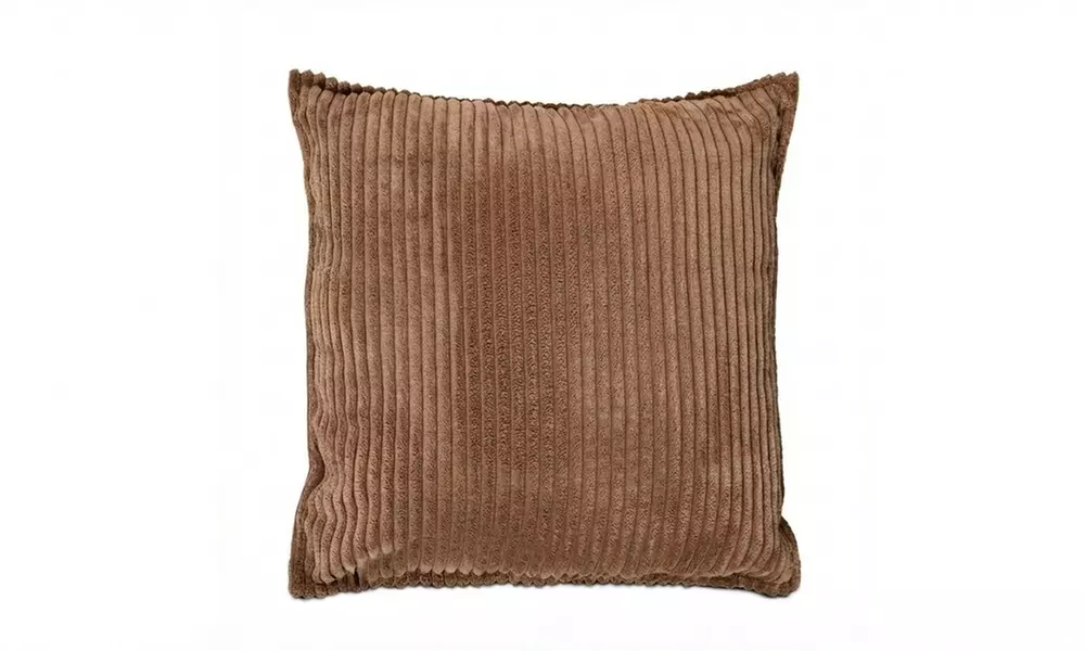 Lot de 2 coussins en velours côtelé 40x40 cm