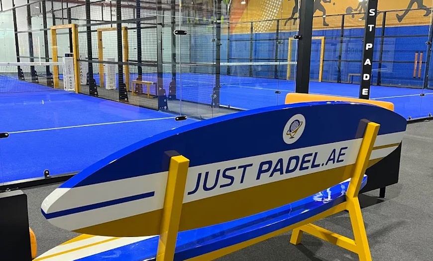 Image 2: Indoor Padel Court Access Fun on Weekends and Weekdays!