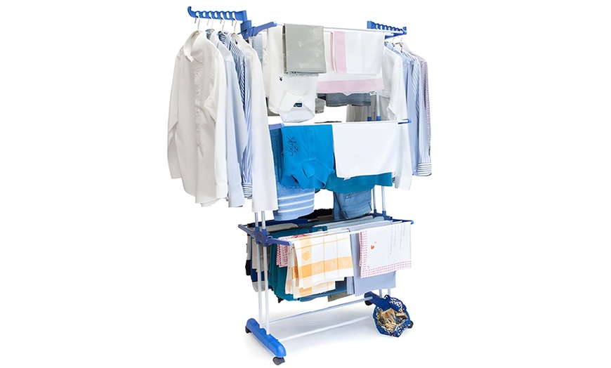 Image 8: Verrijdbaar droogrek