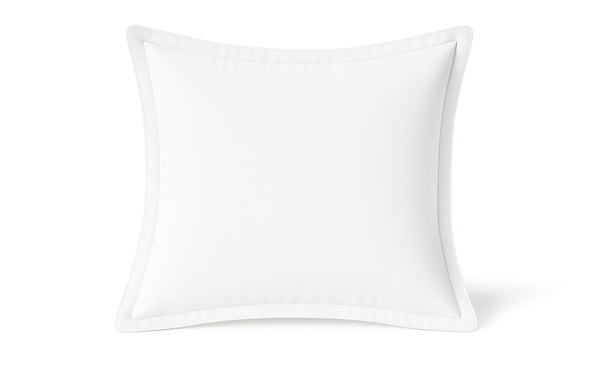 Image 3: Funda de almohada blanca lisa, Sampur