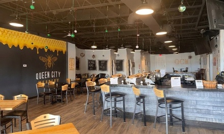 Two Flights and 15% off on Any Bottle or Can Purchases - Queen City Meadery