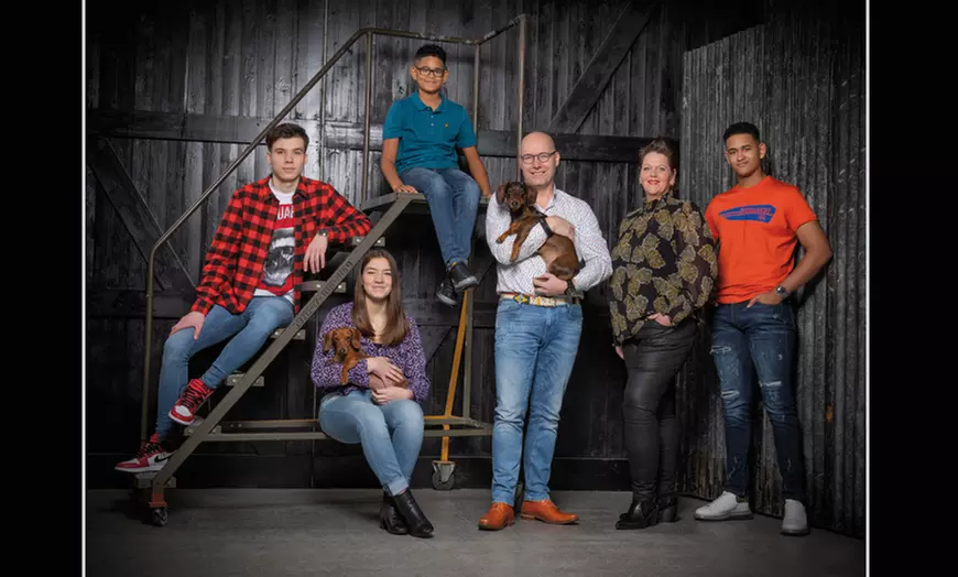 Professionele gezinsfotoshoot incl. mini-album bij Frans Lahaye