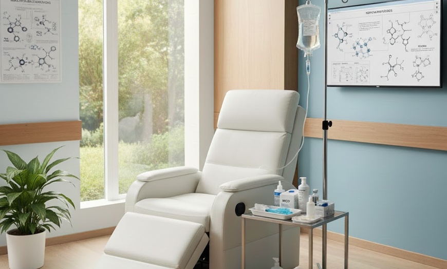 Image 2: Boost Energy with 4, 8, or 12 100 mg NAD+ Injections (One Per Week)