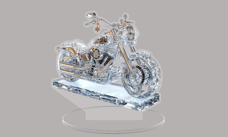 Image 2: Motorbike Acrylic 2D Desktop Decoration
