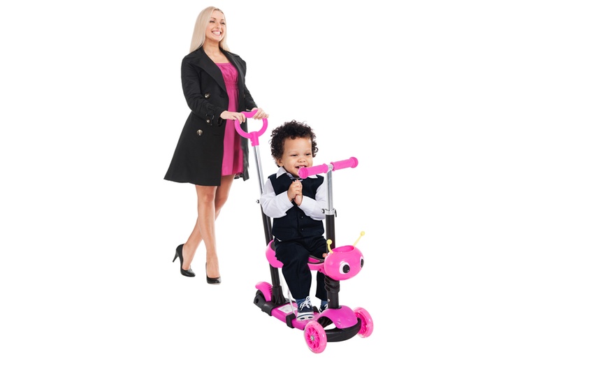 Image 23: 5-in-1 Toddler Three Wheels Mini Kick Scooter