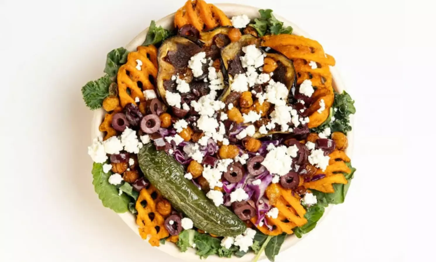 $20 or $40 to Spend, $13.50 for a Small Bowl, Pita Chips, Fries & More