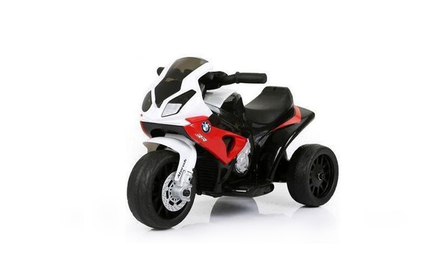 Image 2: BMW Kids' Electric Motorcycle Toy