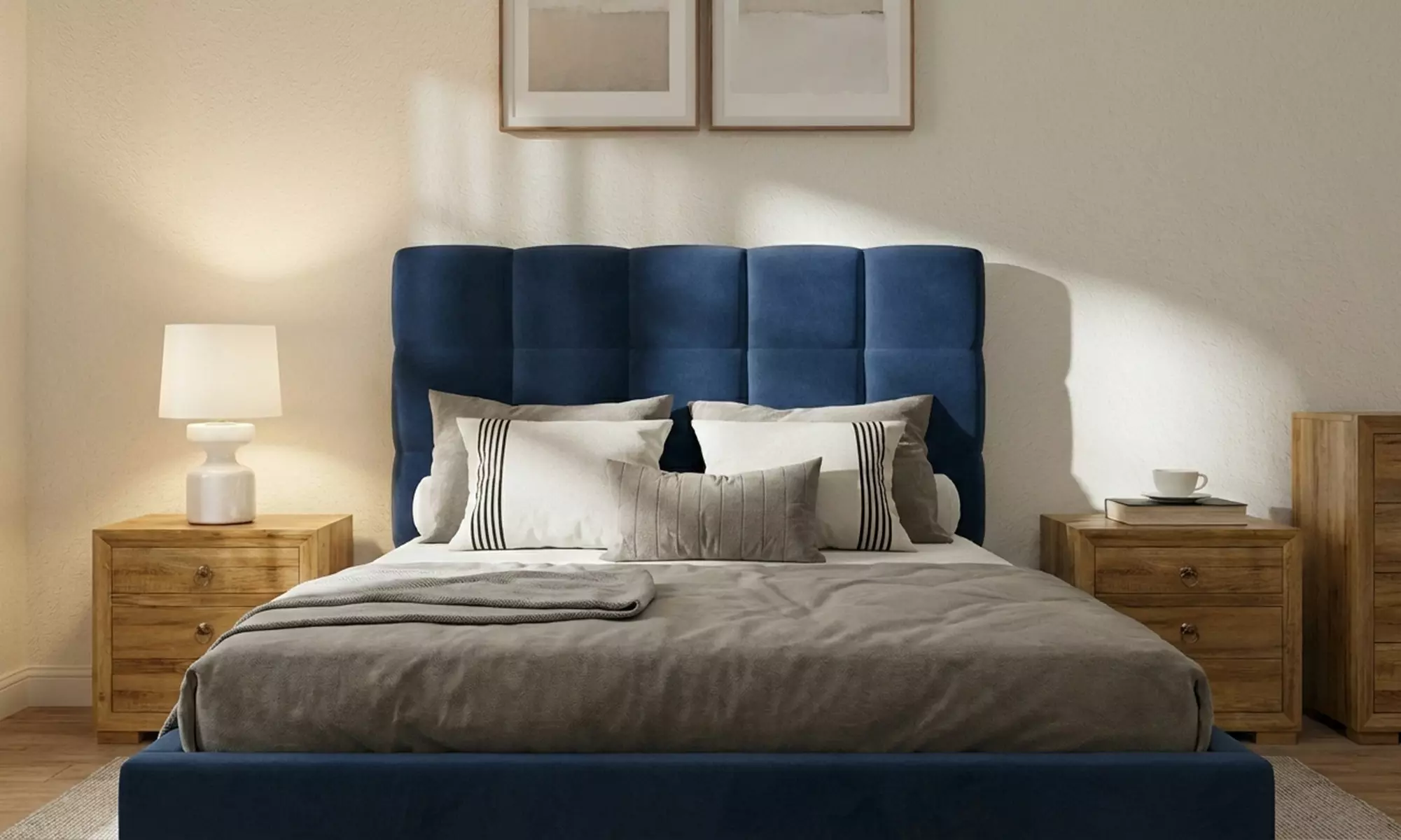 Windsor Velvet Gas Lift Ottoman Bed Frame