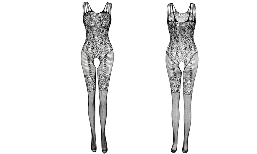 Image 6: Four Packs of Fishnet Stockings and Dresses Set