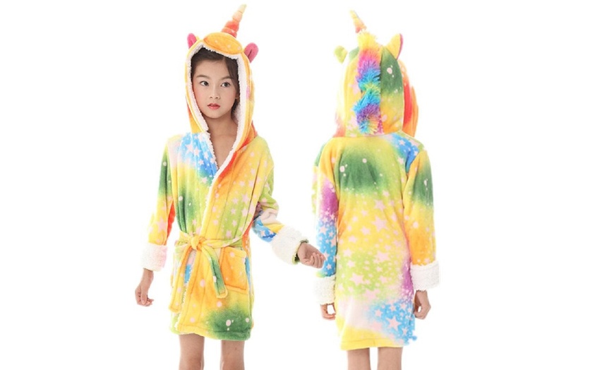 Image 8: Unicorn Dressing Gown