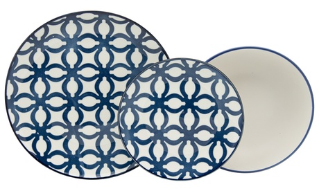 Servizio di 18 piatti Aveiro Casa Collection in porcellana fine