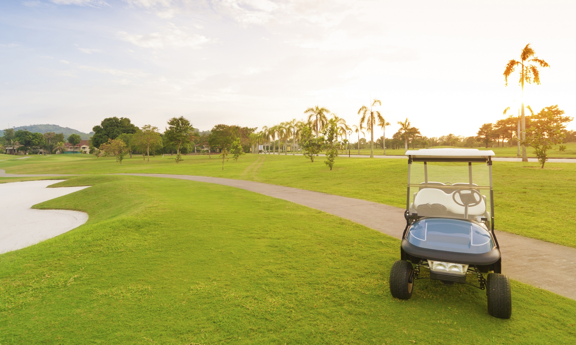 Enjoy 18 Holes with Cart for up to Four at a Scenic Course