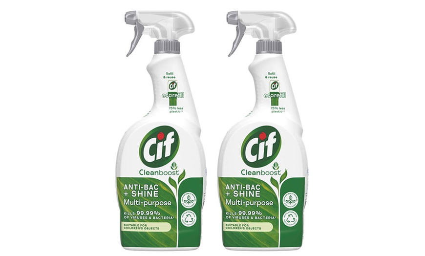 Image 2: Two or Four CIF Antibac and Shine Multi-Purpose Cleaner Spray 700ml