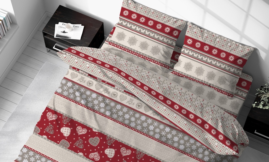 Image 5: Copripiumino con fantasie tirolesi 100% cotone Made in Italy