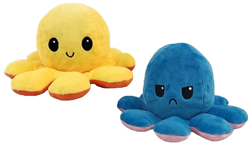 Image 34: Reversible Plush Octopus Toy