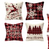 Image 1: Christmas Themed Cushion Covers 