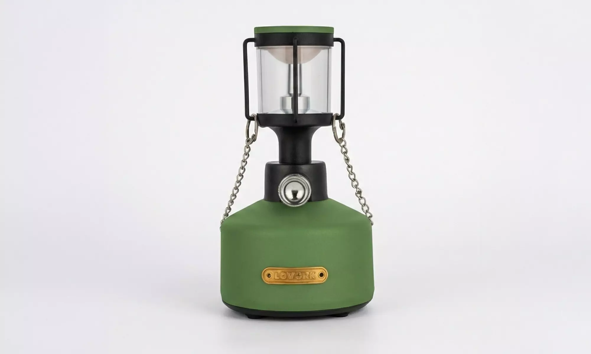 Draagbare vintage led-lantaarn met ingebouwde powerbank
