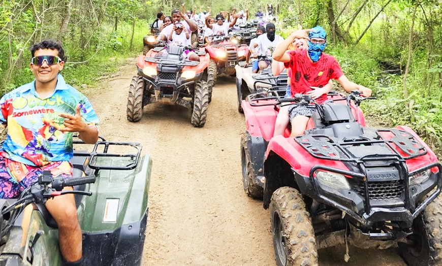 Image 1: Adventurous Hour-Long Ride on a Double Rider ATV
