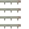 Image 10: Heavy Duty Metal Border Edging - 4 Colour Options - Pack of 4