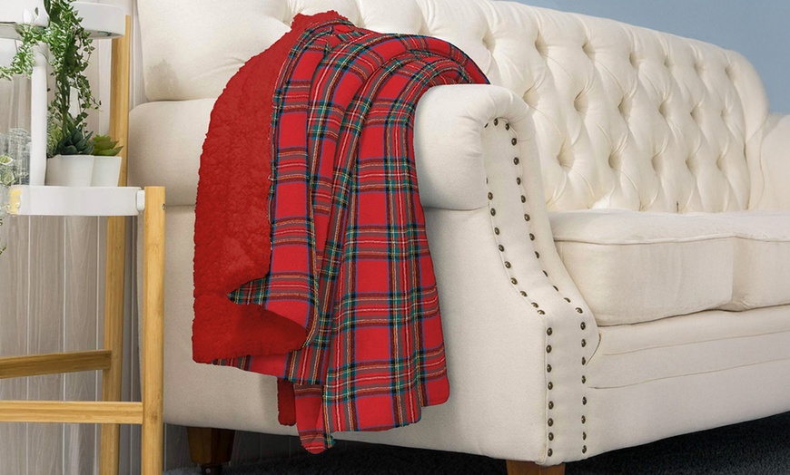 Image 26: Manta Sherpa suave y cálida