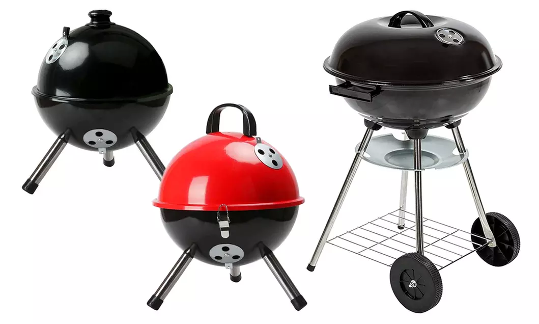 AMOS Portable BBQ Charcoal Grill or Kettle BBQ Grill - Primary Image