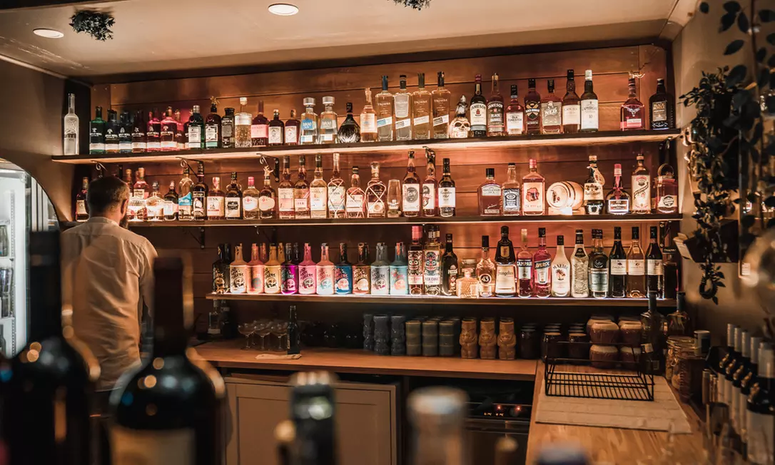 Enjoy Boneless Fried Chicken Platter with House Beer or Wine