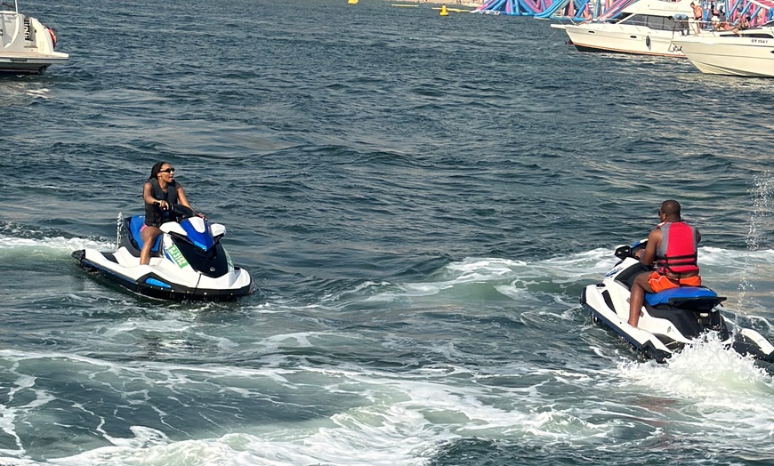 Image 2: Feel the Thrill with 30, 60, or 90-Minute Jet Ski Rental (Up to Two)