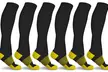 xFit Solid Copper-Infused Knee-High Compression Socks (6 Pairs) - Second Medium