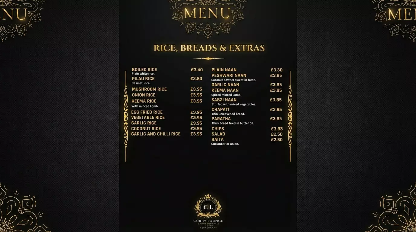 Relish a Platter and Indian Meal with a Side to share for Two or Four