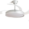 Image 8: Ventilateur de plafond, lumière LED, 4 pales rétractables Innovagoods
