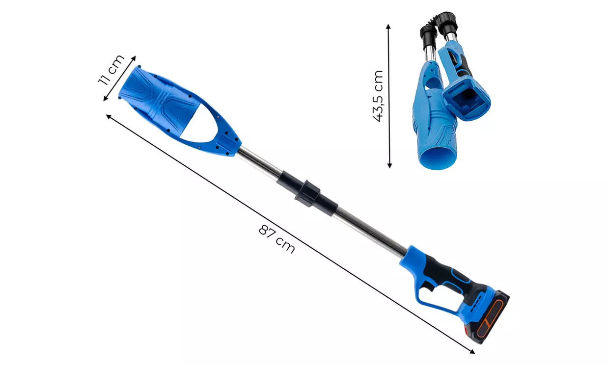 Soplador de hojas inalámbrico, con diseño plegable, compacto y recargable; potencia de 24 V - Second Medium
