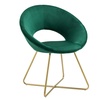 Image 6: Ronde velours fauteuil 'Grace'