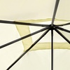 Image 2: Outsunny Portable Steel Garden Gazebo 3m x 3m