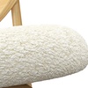 Image 4: Sillón de tejido bouclé, ratán y metal de Doosense