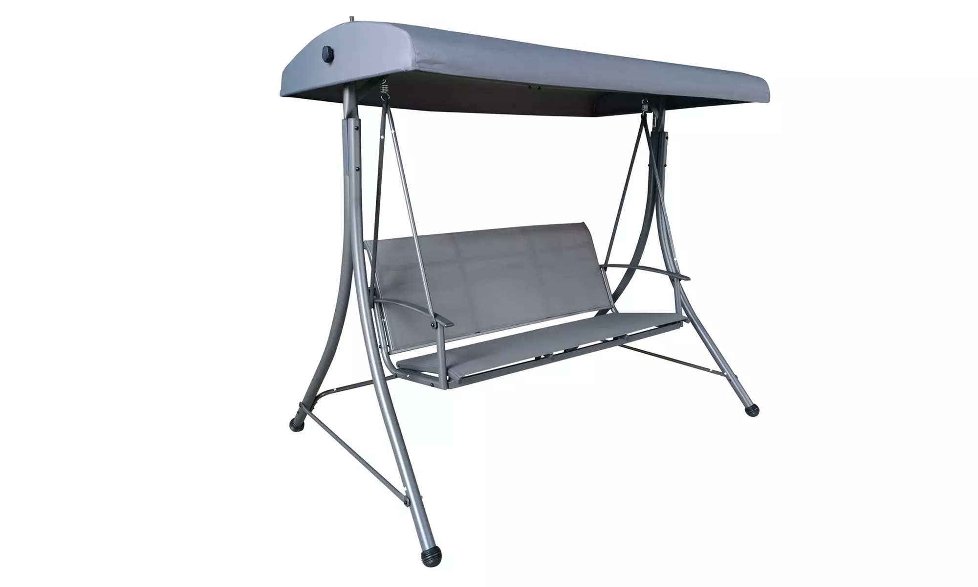 Dondolo in acciaio e poliestere 3 posti Camillo Rigamonti, disponibile in 3 tipologie, con spedione gratuita - Image 4