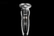 One or Two Wet and Dry Wireless Electric Shavers in Blue and Silver - Second Medium