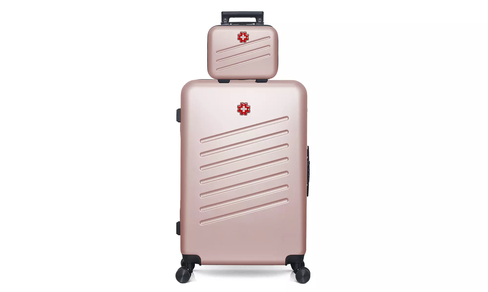 Lot avec valise grand format et vanity Swiss Kopper