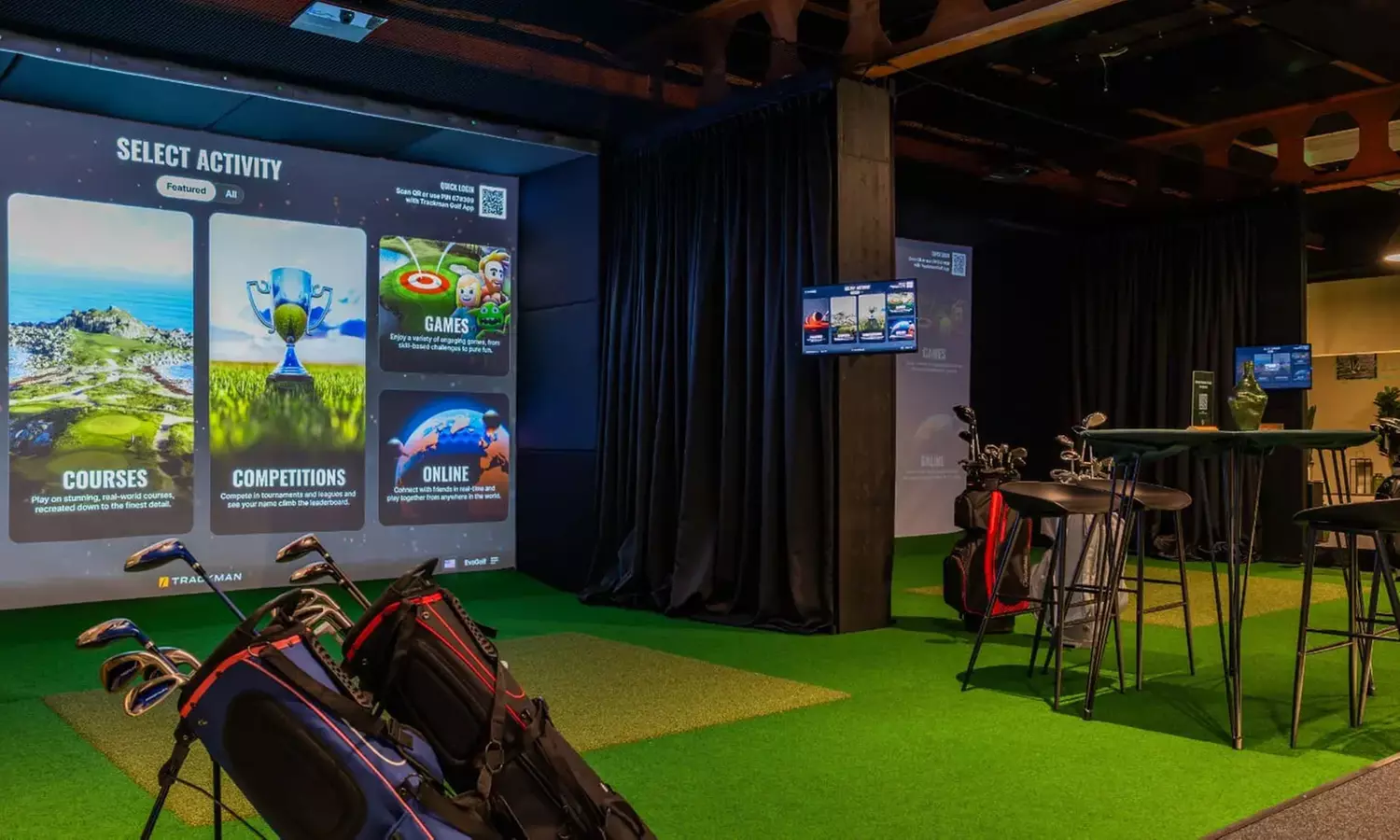 60 Min. Indoor Golf Game für bis zu 4 Personen