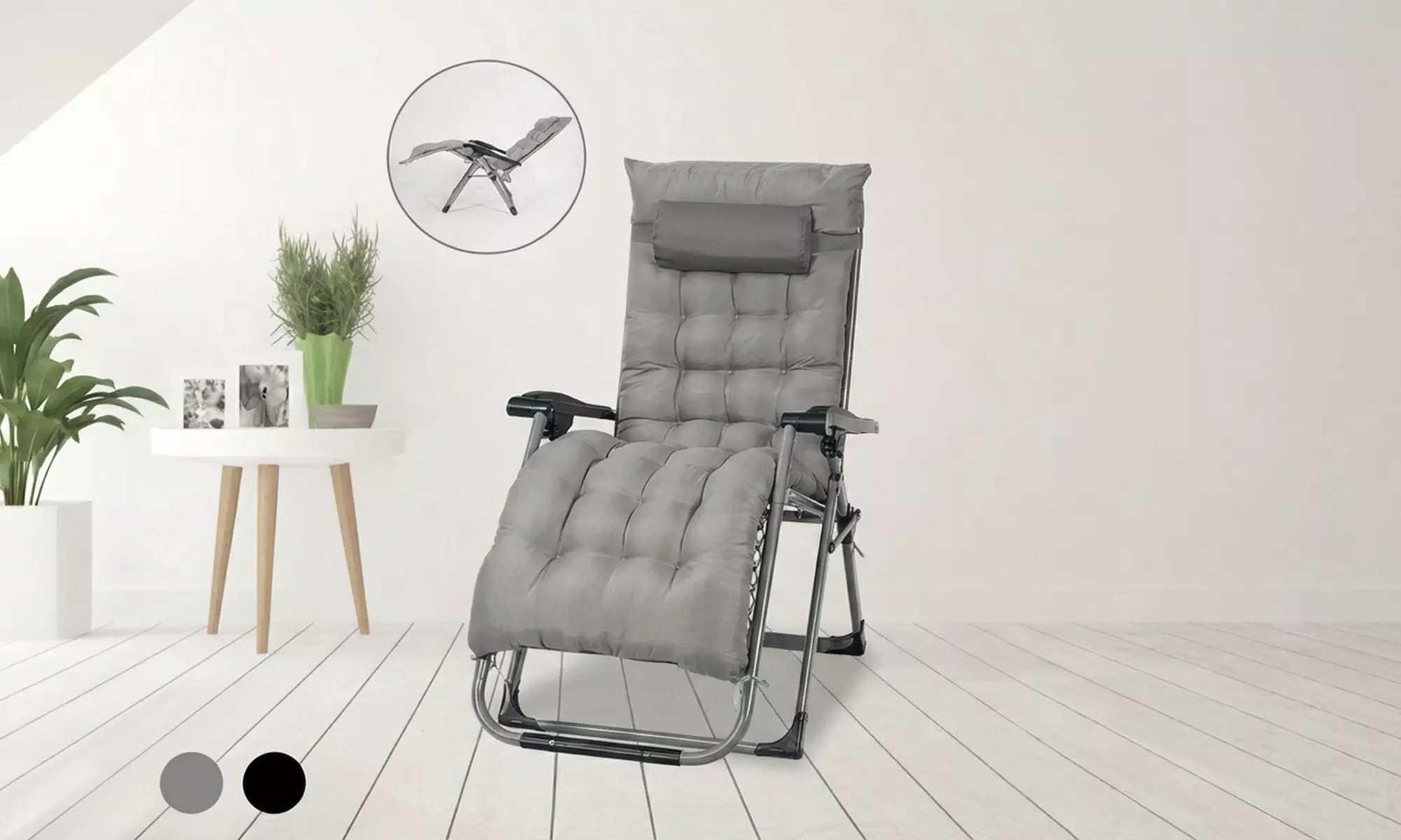 Smart Living Zero Gravity Foldable Reclining Chair