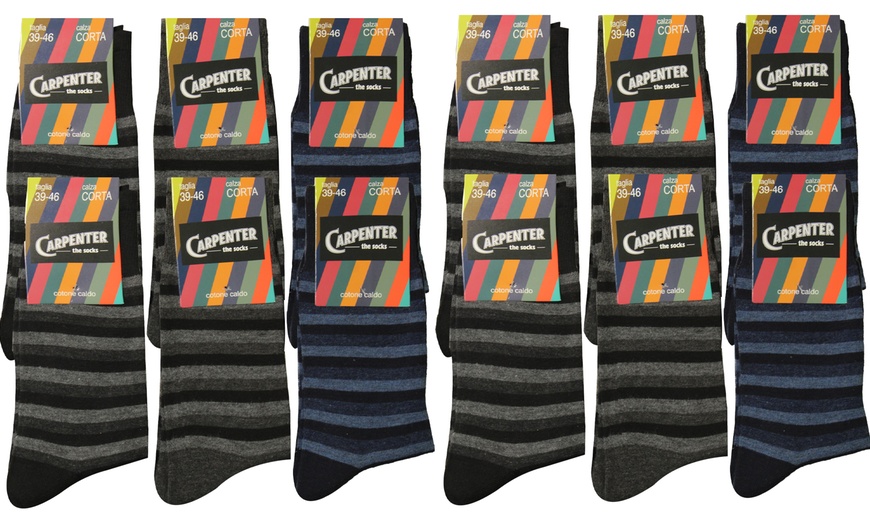 Image 8: Carpenter 6er- oder 12-Pack kurze oder lange Herren-Socken