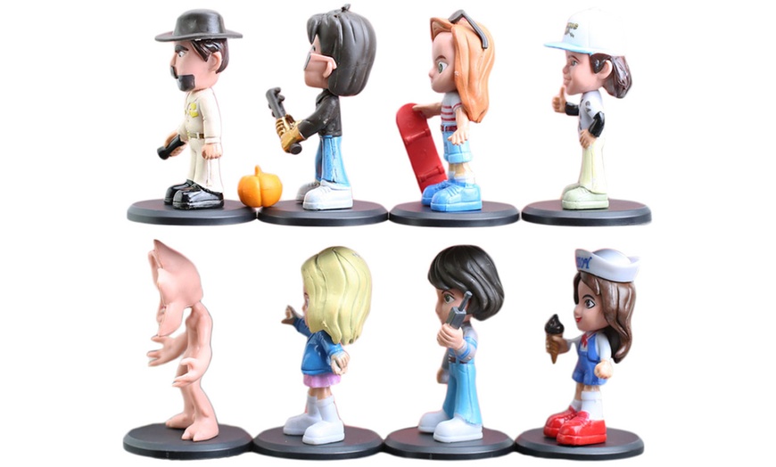 Image 3: Ensemble de 8 mini-figurines en PVC au design inspiré de l’univers Sci-Fi